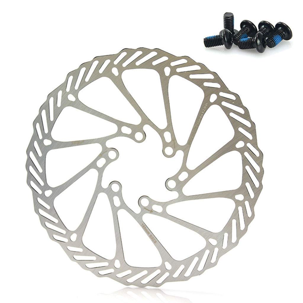 160mm / 180mm VTT Frein à Disque vélo Rotor lumière en Acier Inoxydable 6 Trous Distance Centrale est 44mm