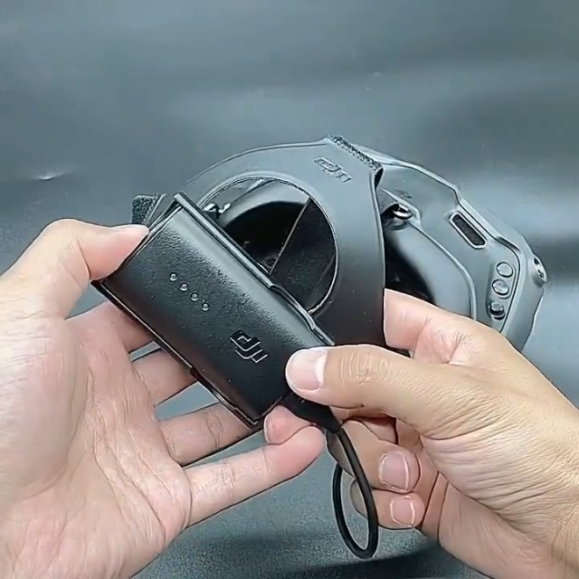 Soporte Clip De Batería Para DJI Avata Goggles 2 – Carga Rápida Con Cable De 30 Cm