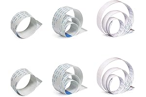 Raspberry Pi Camera Ribbon Cable | 6-Pack | 3 Lengths