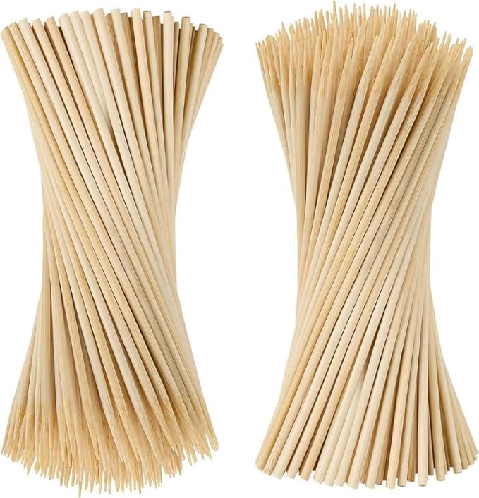 Bamboo Skewers for Ultimate Grilling kabab | Potato Sticks | Barbeque Sticks 2.5 MM Size (50, 6 Inches)-image-26