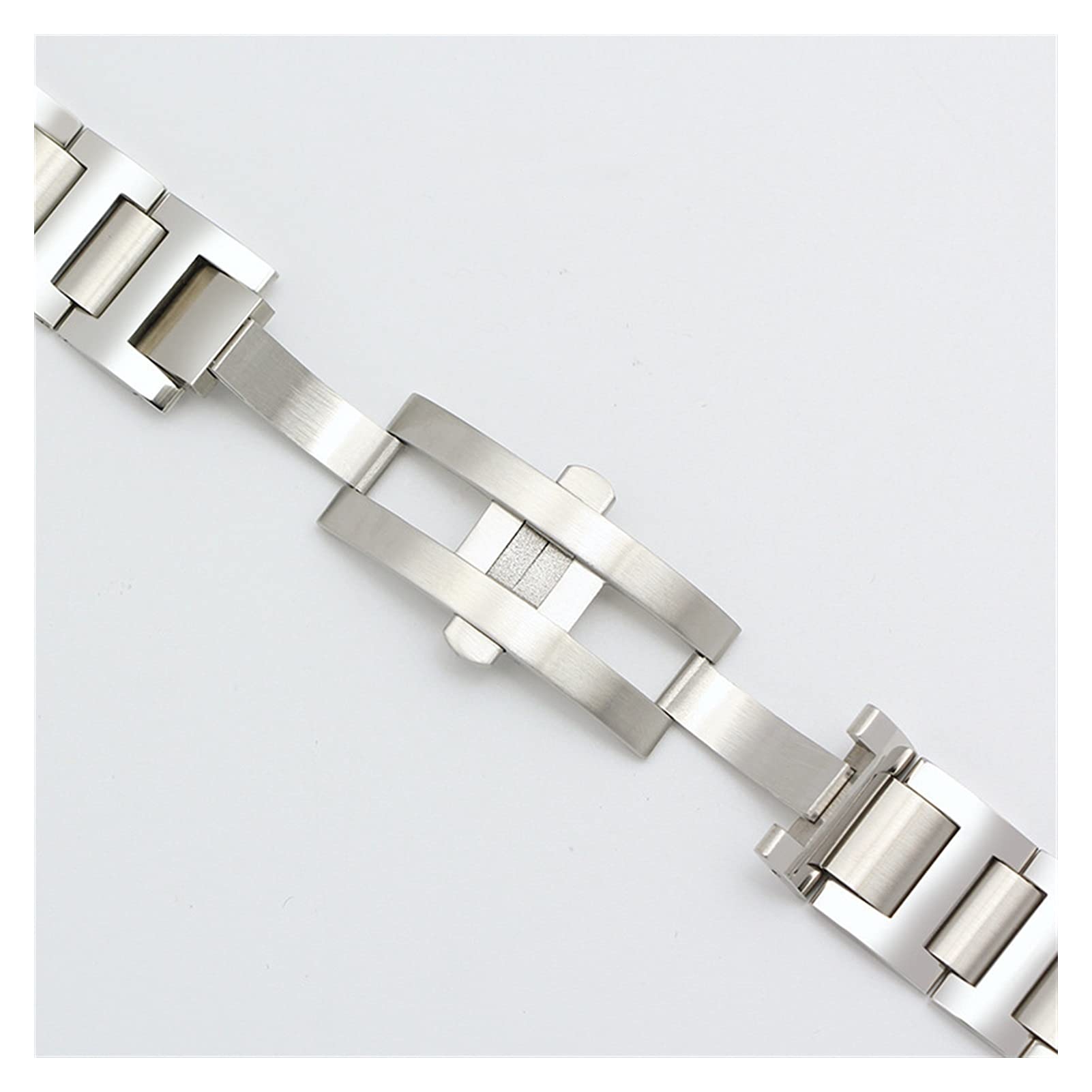 Hebilla Plegable 316 de Accesorios de Reloj para Hombres y Mujeres de liberación rápida de Acero Inoxidable de Metal