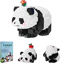 zinuo Set di blocchi da costruzione Panda 3 in 1, set di blocchi da costruzione Mini Panda, mattoncini Panda, 983 pezzi, blocco da costruzione Panda, costruzione Per Bambini 9+