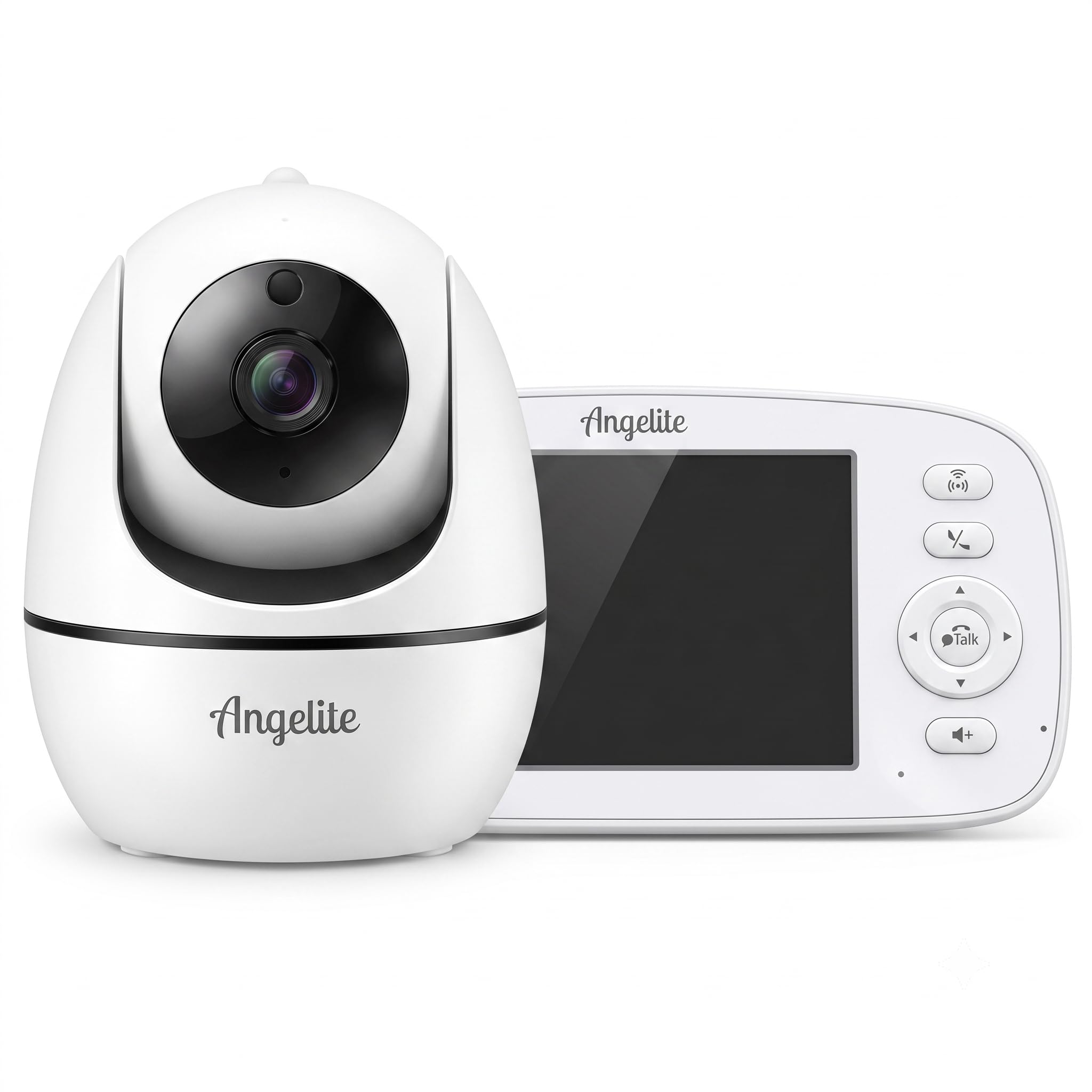 Angelite Babyphone et caméra 360 Écran LCD 5 Pouces | sans Wi-FI