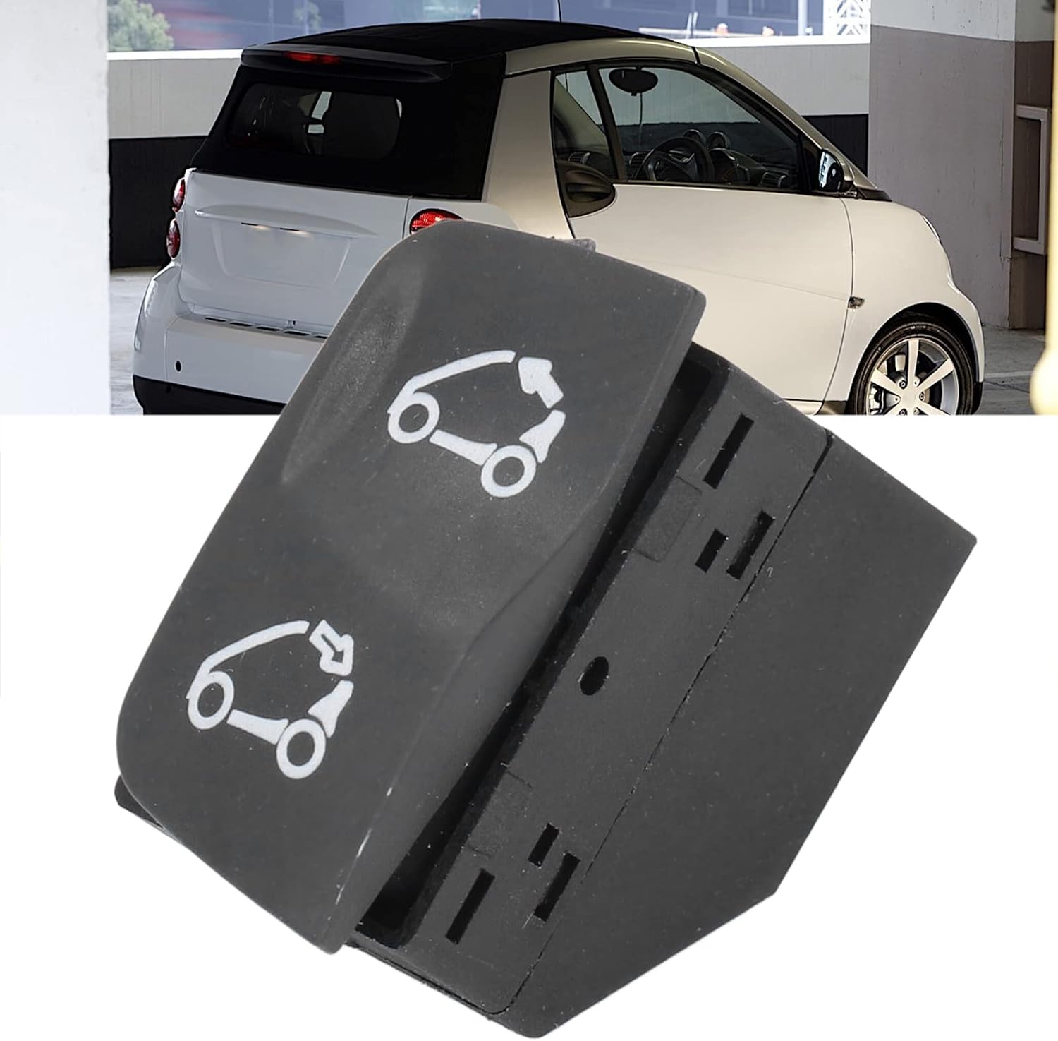 Car Sunroof Switch Opening Closing Convertible Top Switch 4518203810 Replacement for Smart Fortwo 451 Carbrio 2007