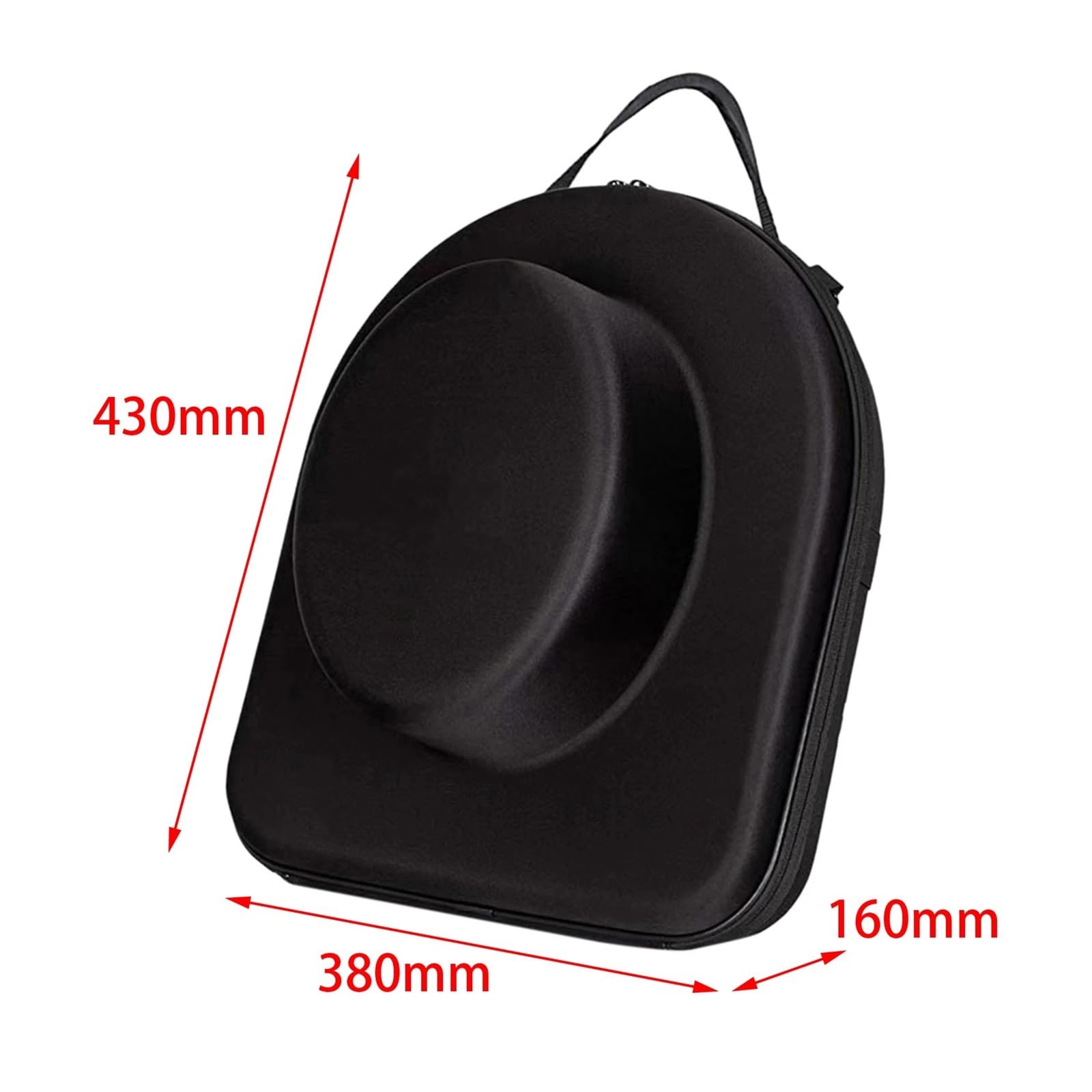 Scatola per cappelli da cowboy Titolare del cappello | Borse da viaggio Borsa da trasporto Custodia in EVA Scatola di immagazzinaggio da cowboy