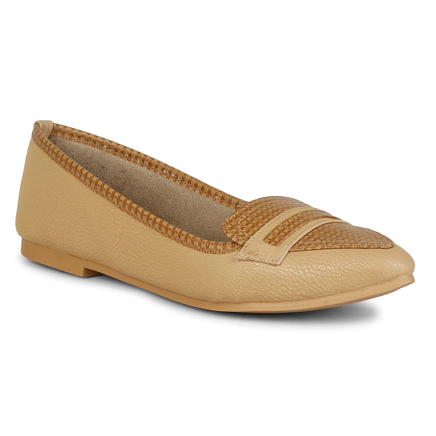 Denill Women Casual Pointed Toe Bellies UK- 3 Tan (B098LKSBQN) Amazon Price History, Amazon Price Tracker