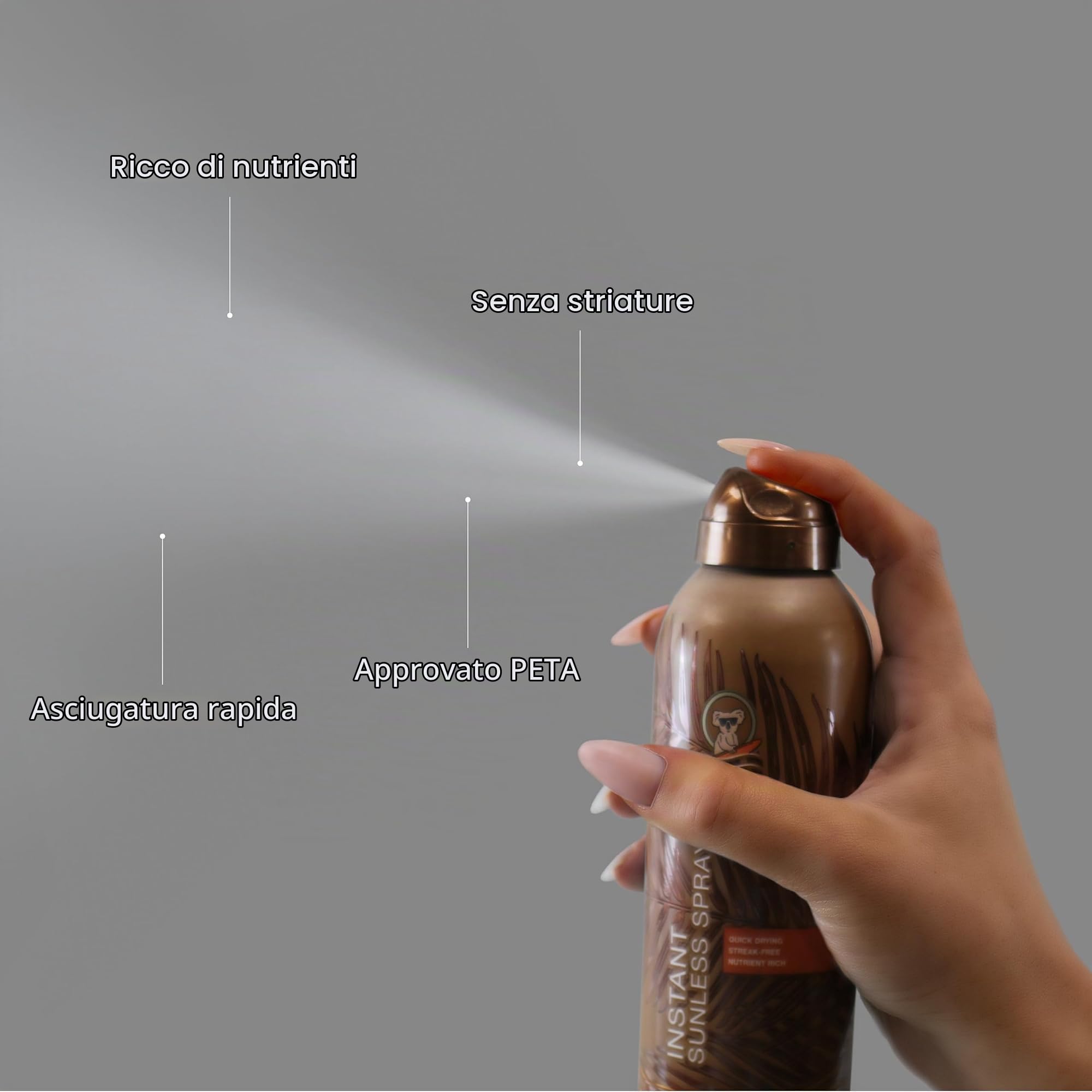 Australian Gold - Instant Sunless Spray 177 ml Autoabbronzante Corpo