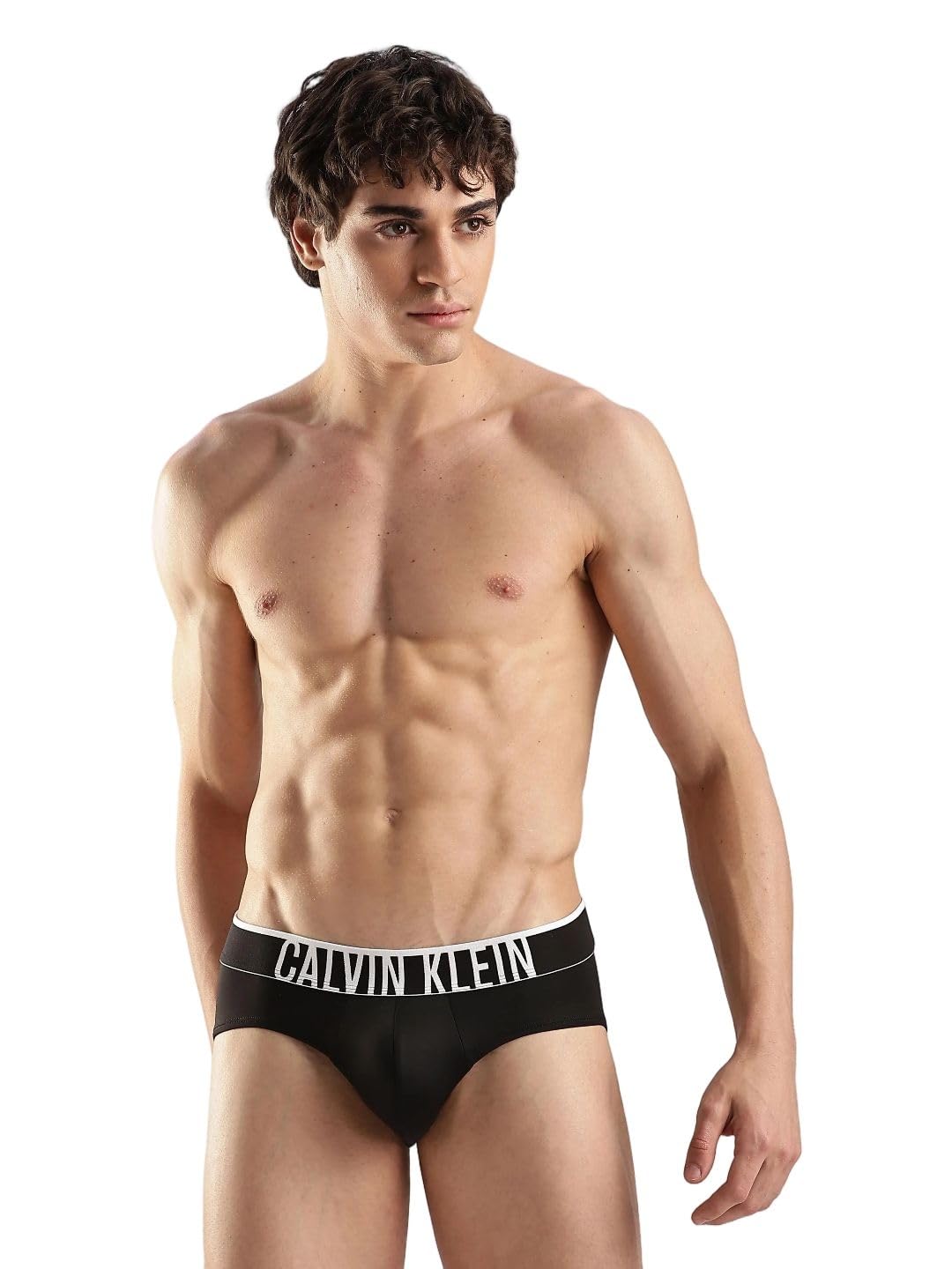 Black Solid Mid Rise Brief-image-24