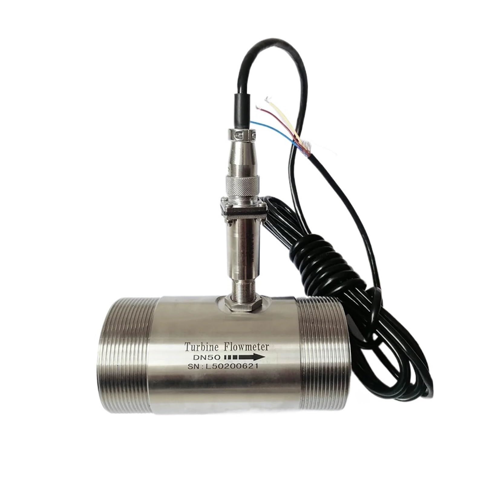KSZHZYMGX Turbine Flowmeter Sensor with Pulse Signal Water 2 Inch Flowmeter(DN50)