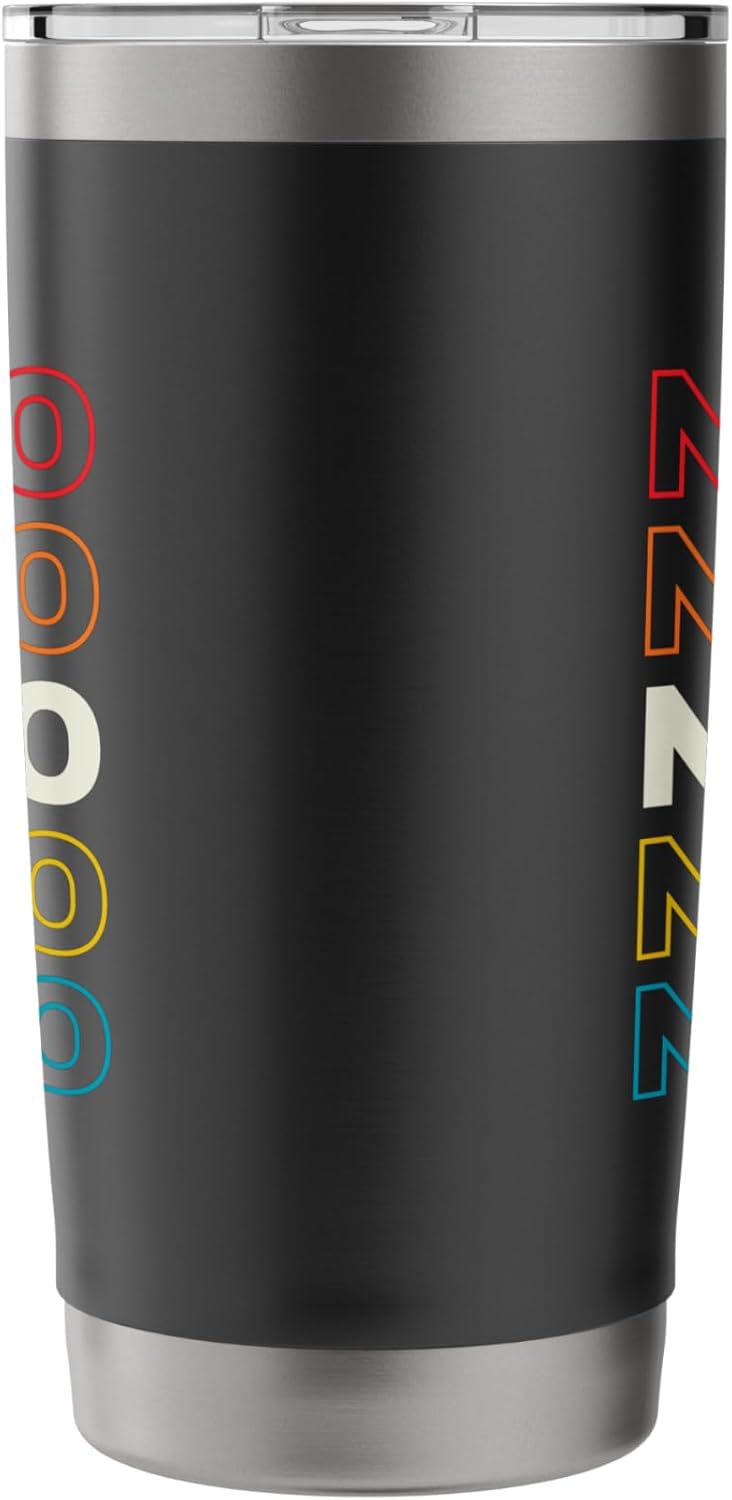 I Love Niko Personalized Retro Sunset First Name Stainless Steel Insulated Tumbler - Image 4
