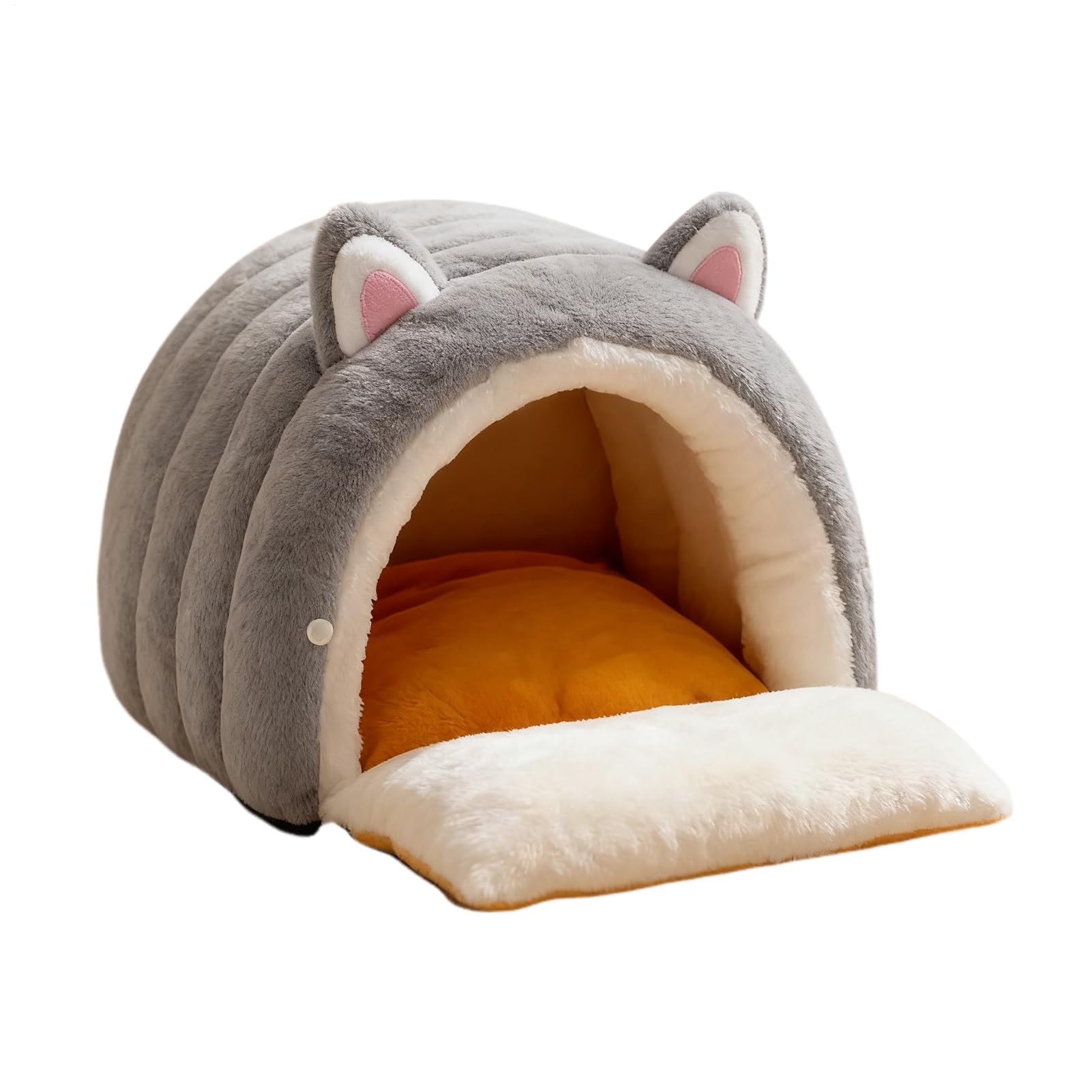 Katzenbett Für Kätzchen - Winter Warm Schlafversteck - Katzenhöhle Haus | Für Welpen Und Andere Tiere Im Innenbereich Wie Schlafzimmer Balkon Wohnheim Und