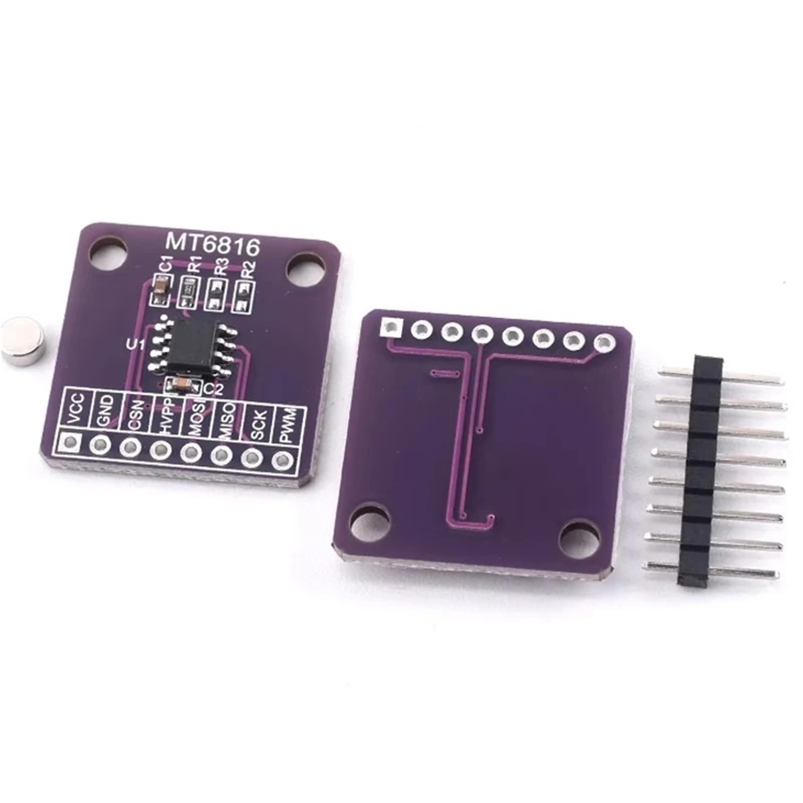 MT6816 high-Speed and high-Precision Magnetic Encoder Magnetic Induction Angle Measurement Sensor Module