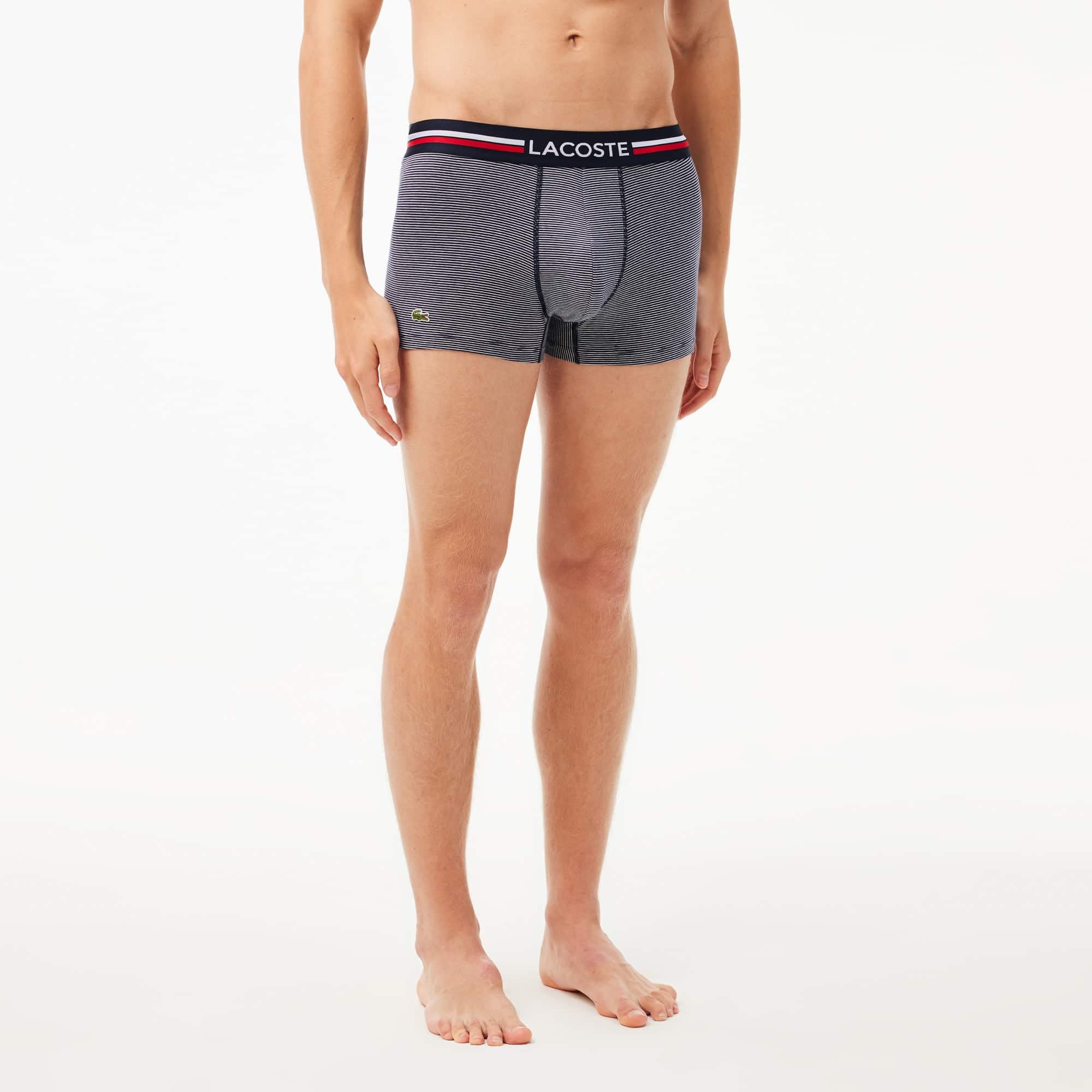 Lacoste 5h3413 Boxer Corto para Hombre Hombre (Pack de 3)