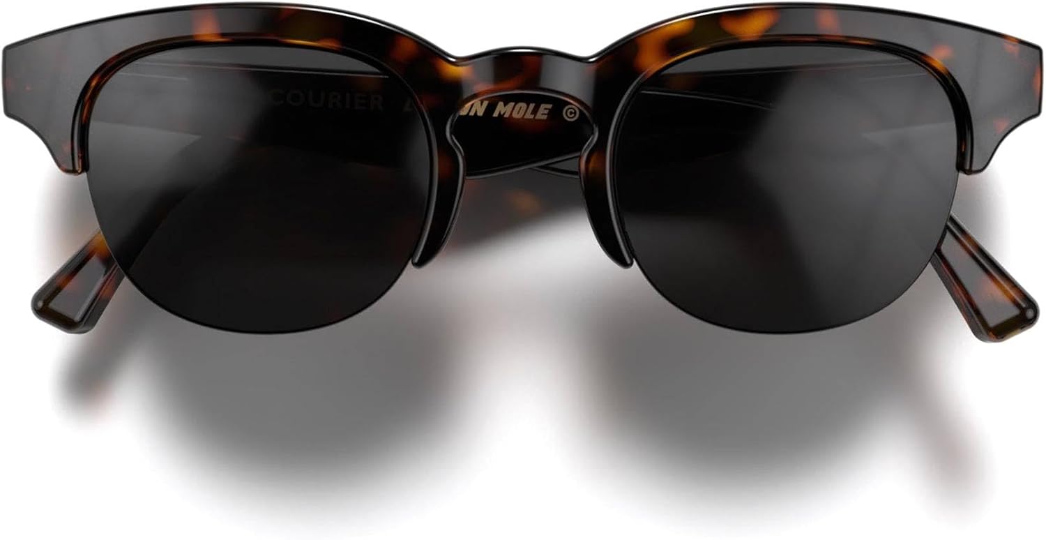 LONDON MOLE® Courier sunglasses | Modern vintage browline glasses | Men’s Women’s Unisex | Spring hinges