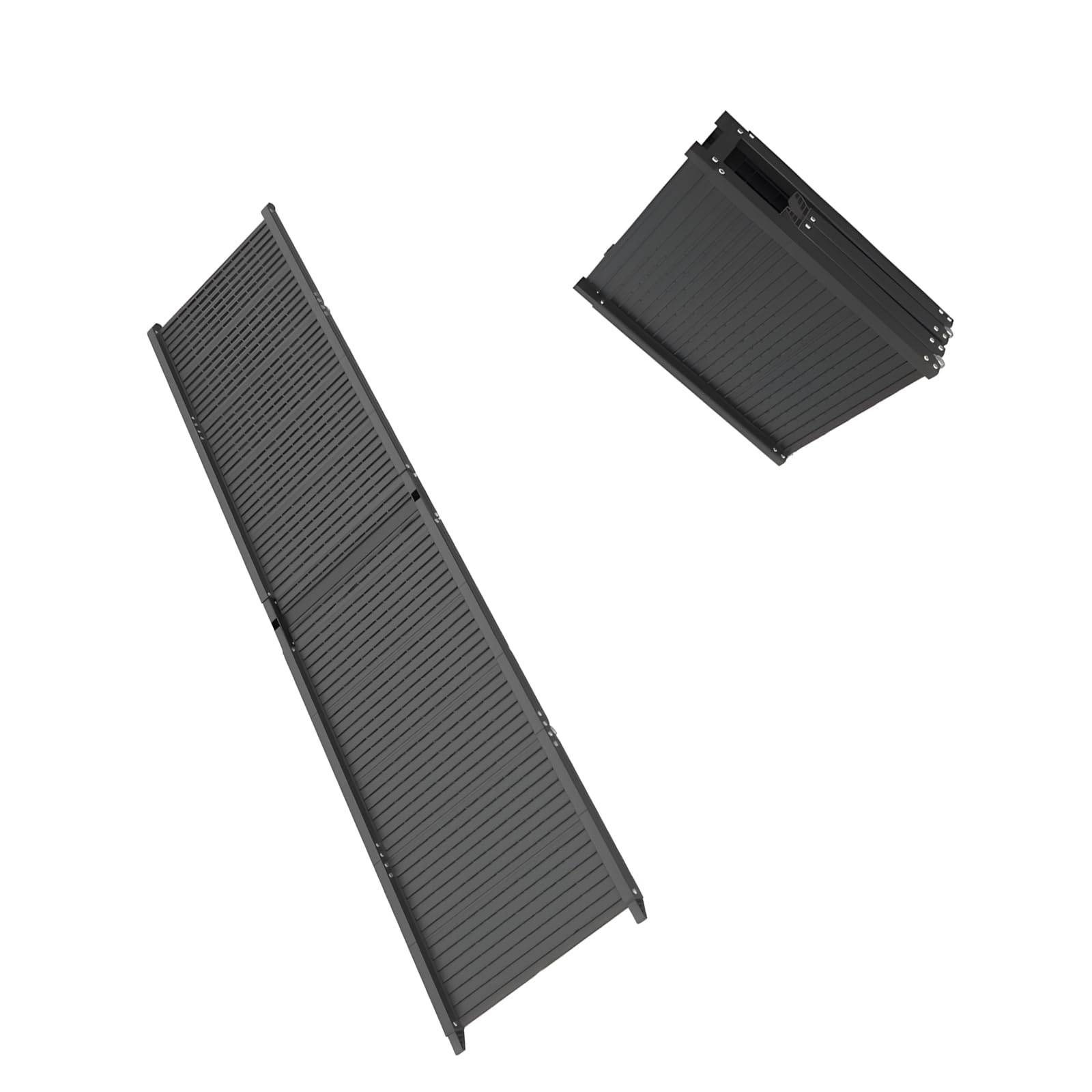Space Saving Foldable Dog Stairs with Textured Face Great for SUVs Trucks and Indoor Areas Thin Pet Stairs