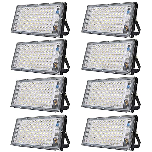 Image of MLD BL2321 70W LED Flood Light Brick Landscap Led Lights IP66 for Indoor Outdoor Led Lights | White | 70 Watt | Pack of 8
