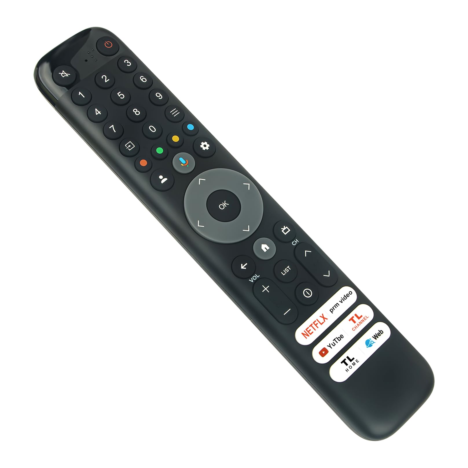 ALLIMITY RC833 GUB1 Remote Control Replacement fit for TCL LED LCD TV 50C643 55C745 65C64375P745 85V7A 75C641 75C845 98P745 50C805 50C745 65C745 43C643 50C645 50QM8B 55C641 55C643 55C749 55C845 - Image 2
