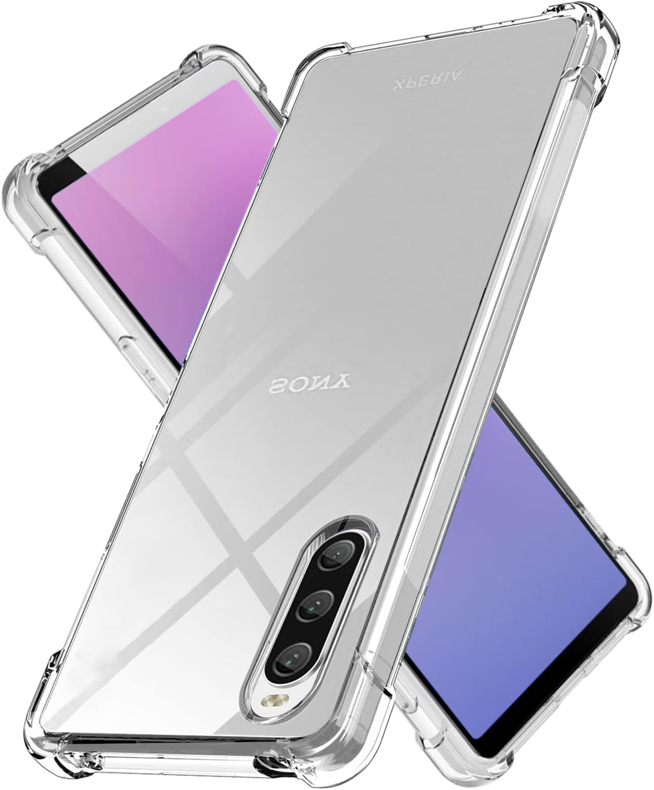 Amazon.co.jp: LAYJOY Xperia 10 V ケース 透明ソフトTPU 米軍MIL規格