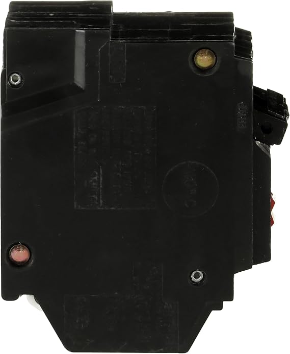 ABB Q-Line THQL2120GFTP 20A Double Pole Circuit Breaker 20 Amp Double Pole Ground Fault Breaker with Self-Test 120/240 VAC 2-Pole GFCI Breaker Ground Fault Circuit Interrupter