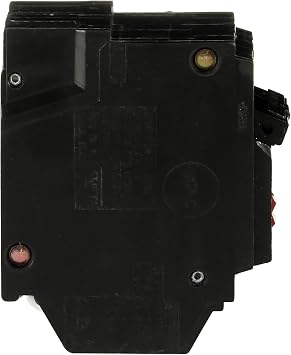ABB Q-Line THQL2120GFTP 20A Double Pole Circuit Breaker 20 Amp Double Pole Ground Fault Breaker with Self-Test 120/240 VAC 2-Pole GFCI Breaker Ground Fault Circuit Interrupter