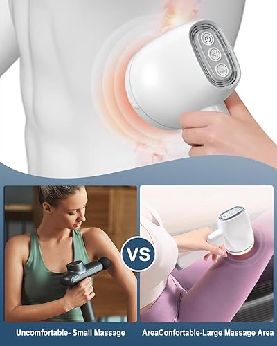 Miniatura 6 de Máquina para esculpir el cuerpo, masajeador recargable para celulitis con 5 modelos y 6 velocidades, masajeador de escultura de belleza, regalos de