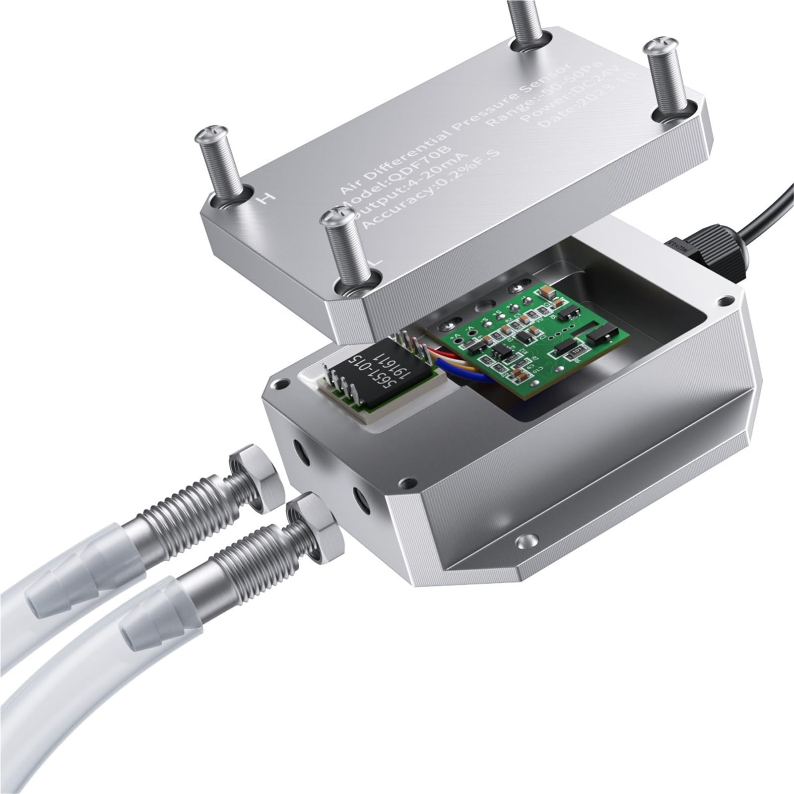 Transmisor de presión diferencial -10-0-10Kpa QDF70B 4-20mA Sensor convertidor sensor micro digital