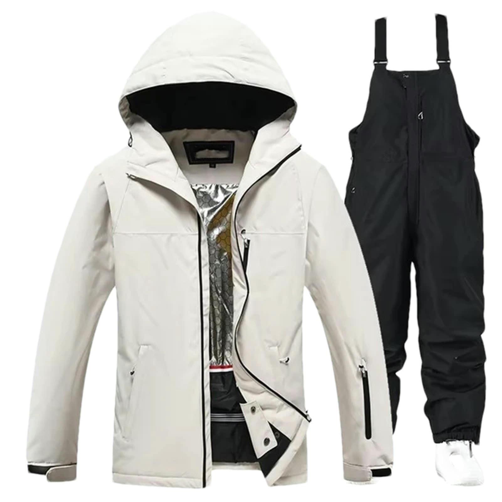 Ropa de esquí de invierno para hombre, traje de snowboard, ropa de nieve, chaquetas de esquí y pantalones