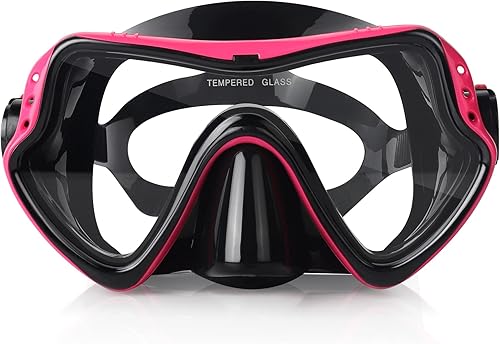 Máscara de buceo, máscara de esnórquel profesional, lente ultra transparente con lentes de vidrio templado de visión amplia, máscara de buceo Máscara de buceo, máscara de esnórquel profesional, lente ultra transparente con lentes de vidrio templado de visión amplia, máscara de buceo