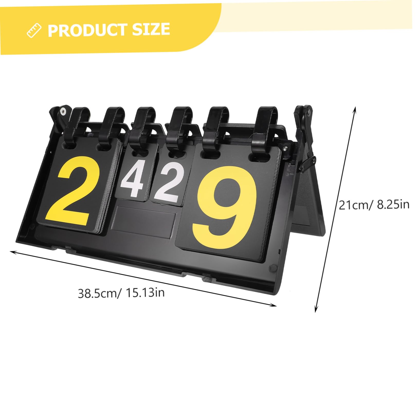 Abaodam Basketball Scoreboard Tennis Scorekeeper for Net Portable Scoreboard for Sports PVC Easy to Carry Intuitive Design