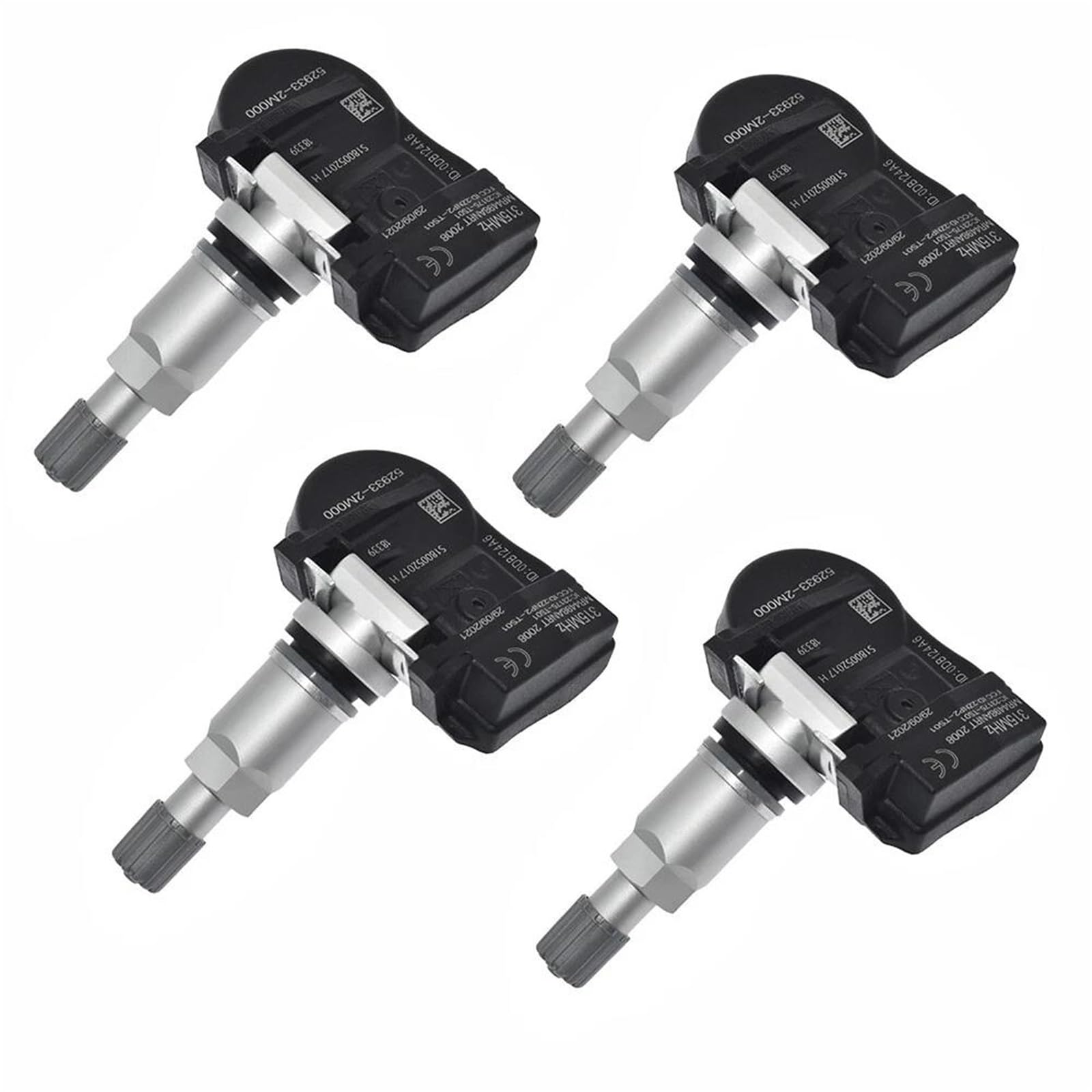 4 szt. 52933-2M000 TPMS czujnik monitorowania ciśnienia w oponach 315 MHz dla Kia forte dla Optima dla Rondo do monitora Sorento