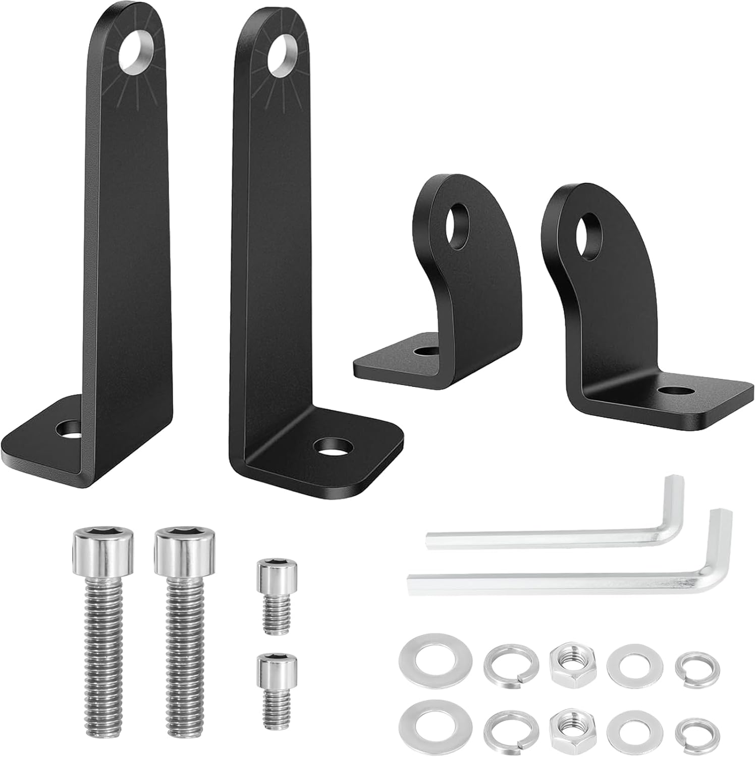 Light Bar Mounts Mounting Bracket, 4PCS Universal Side