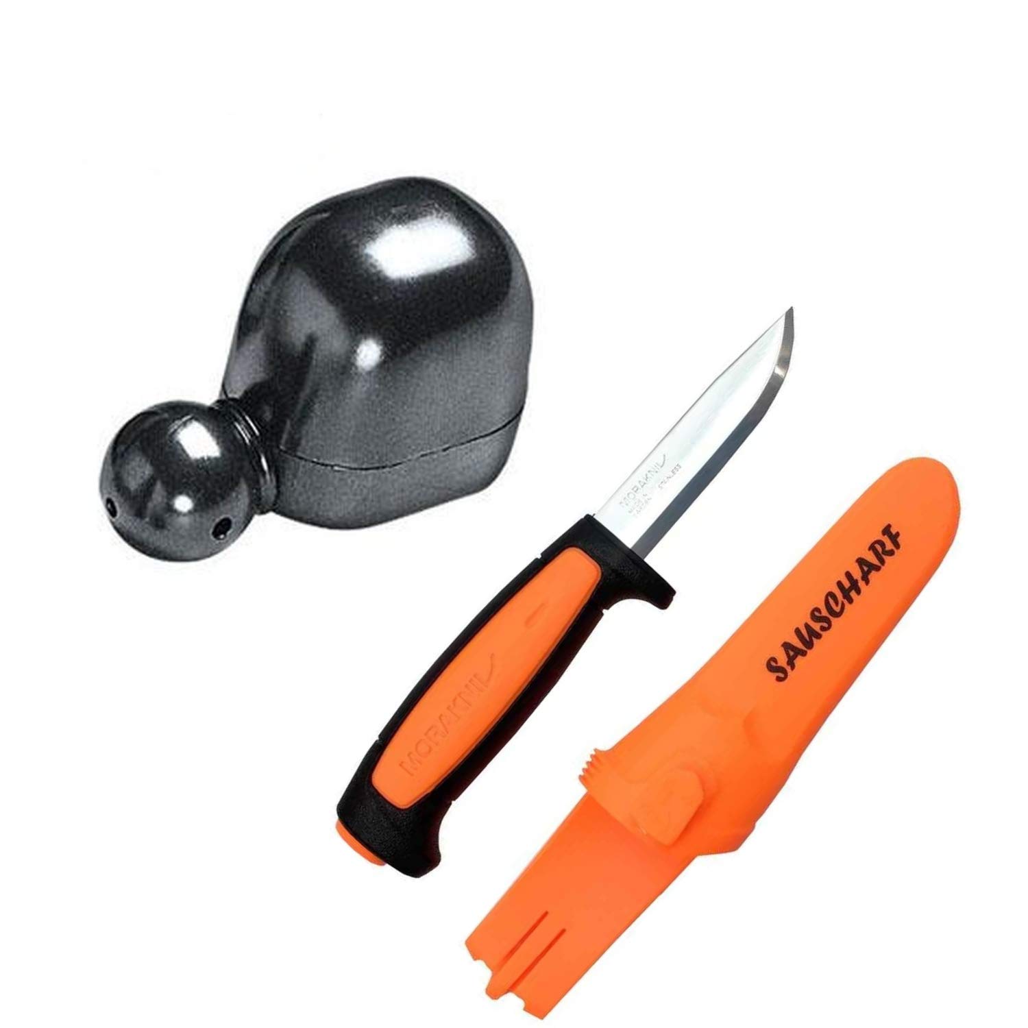 Cuchara para corzo con instrucciones (idioma español no garantizado), incluye cuchillo de caza gratis.