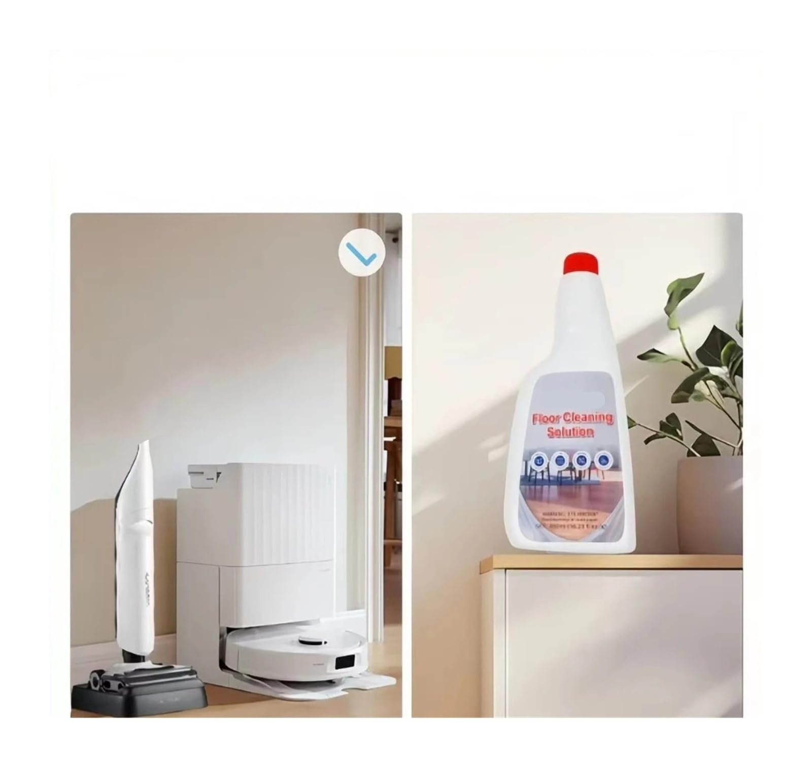 Bodenreinigungsflüssigkeit 480 Ml, Kompatibel Mit Roborock