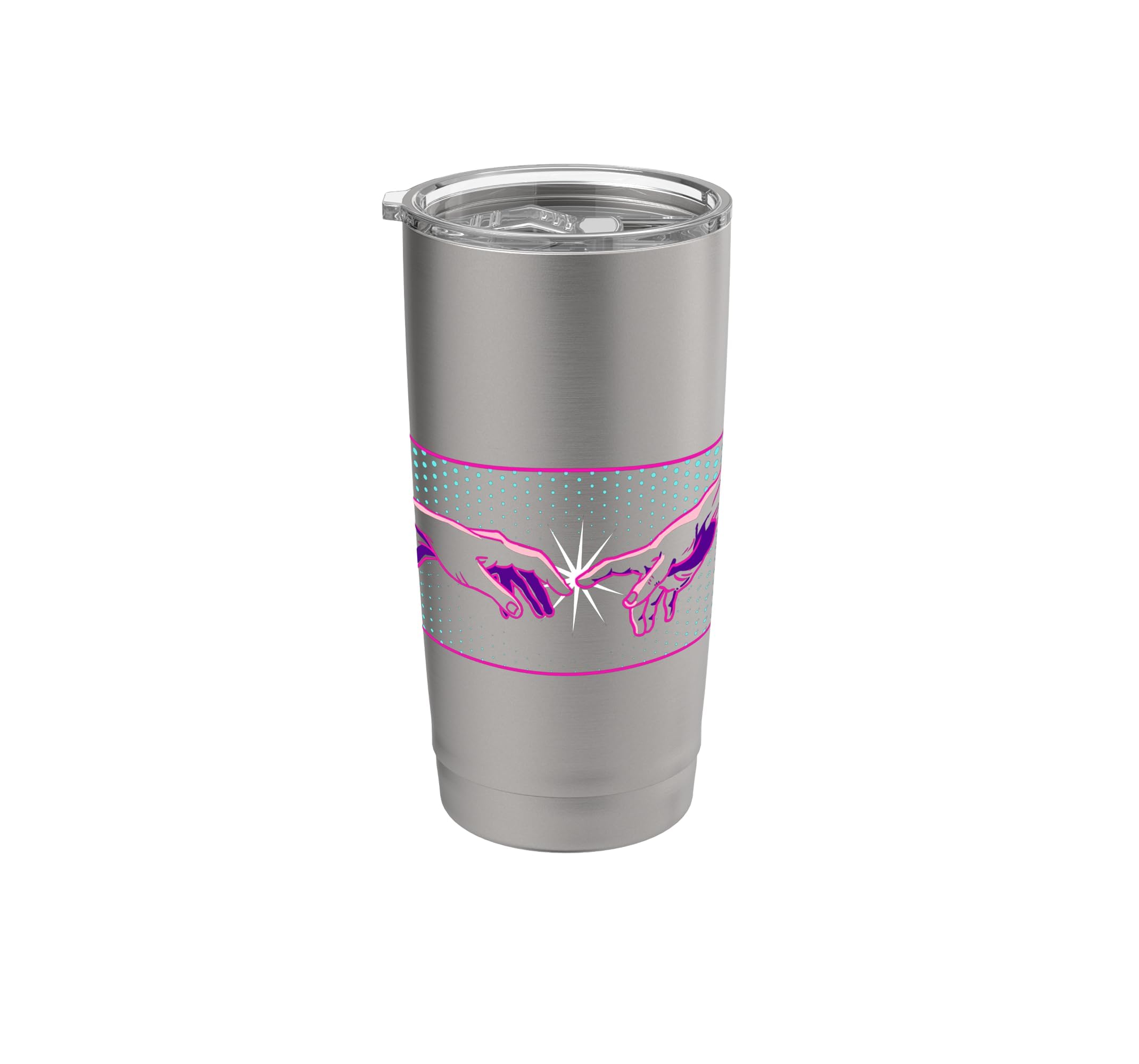 The Creation Of Adam Michelangelo Stainless Steel Insulated Tumbler