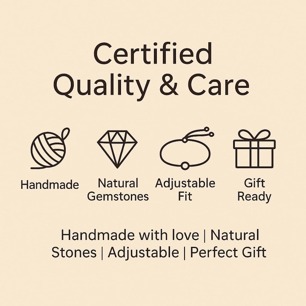 Natural Gemstone Beaded Bracelet, Bolo Bracelet, Pull Bracelet for Women, Lightweight Jewelry, Everyday Wear, Gift for Mom, 925 Silver Slider Chain Adjustable up to 8 Inches - Image 4