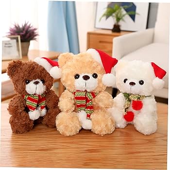 Amazon.co.jp: ORFOFE クリスマスくま サンタクロースぬいぐるみ