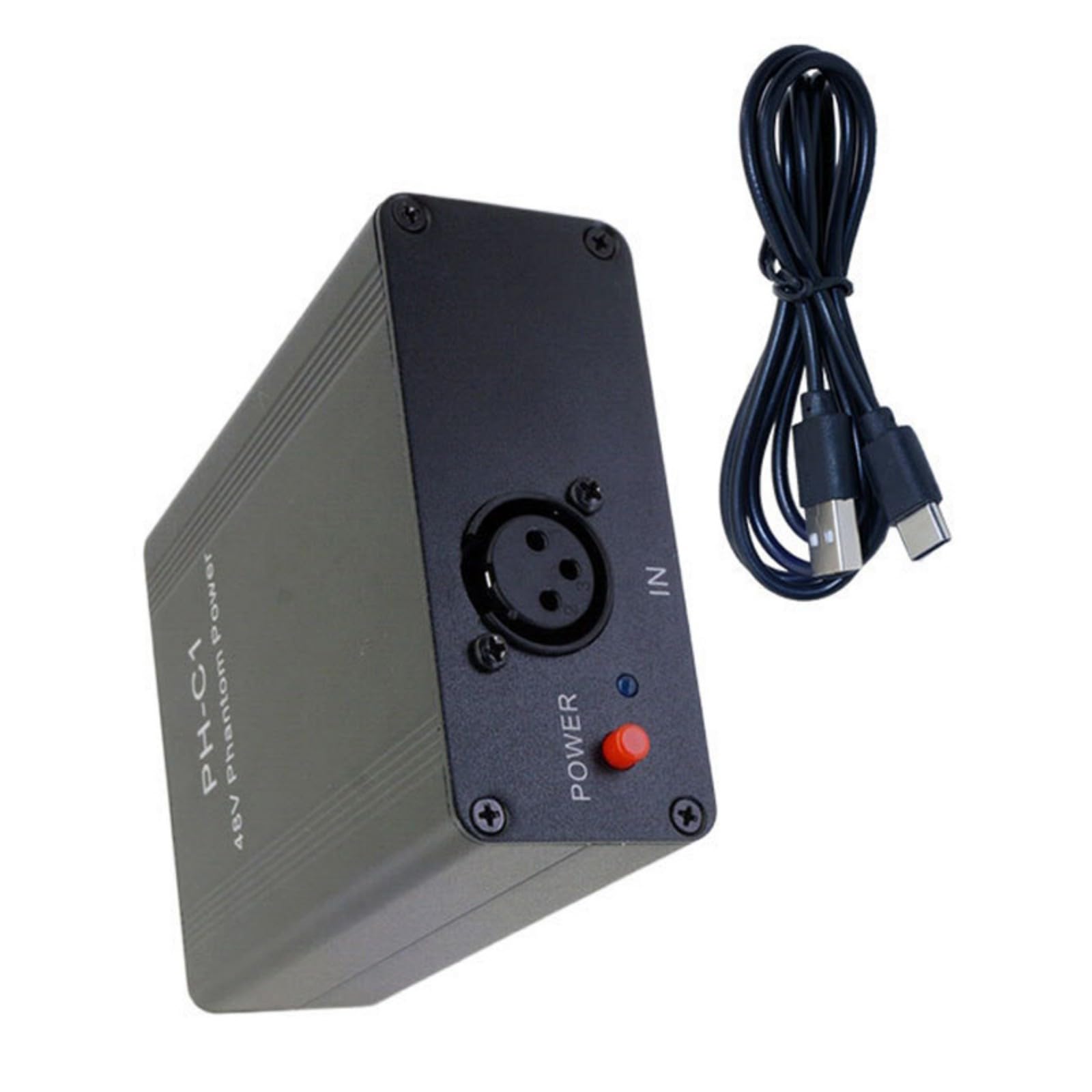 Microfoni portatili del condensatore con il potere di Phantoms 48V incorpora in batteria ricaricabile per il podcast all'aperto