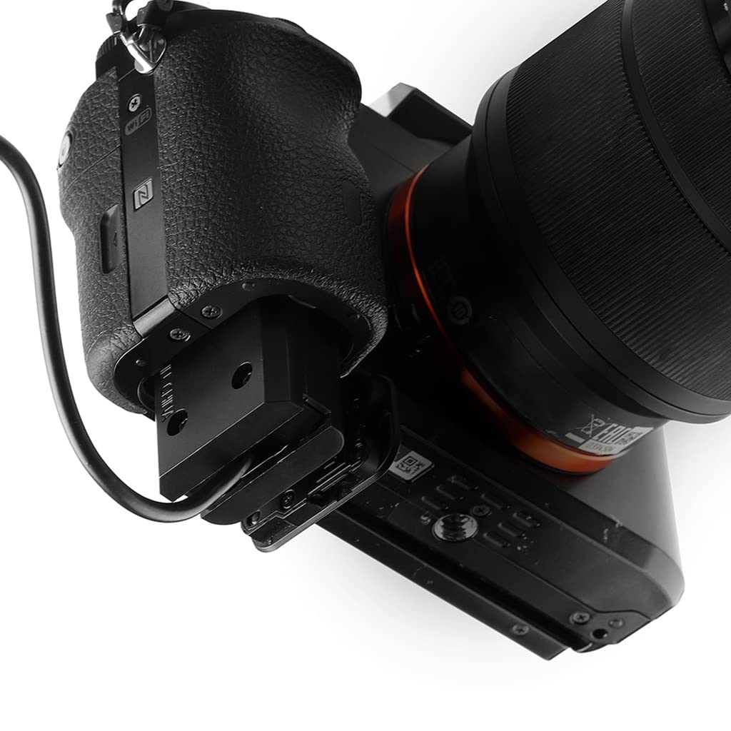UNIX-FW50 Piastra Adattatore V-Mount Con 3 Uscite D-Tap E USB Per Batterie Sony Alpha (NP-FW50) - 2