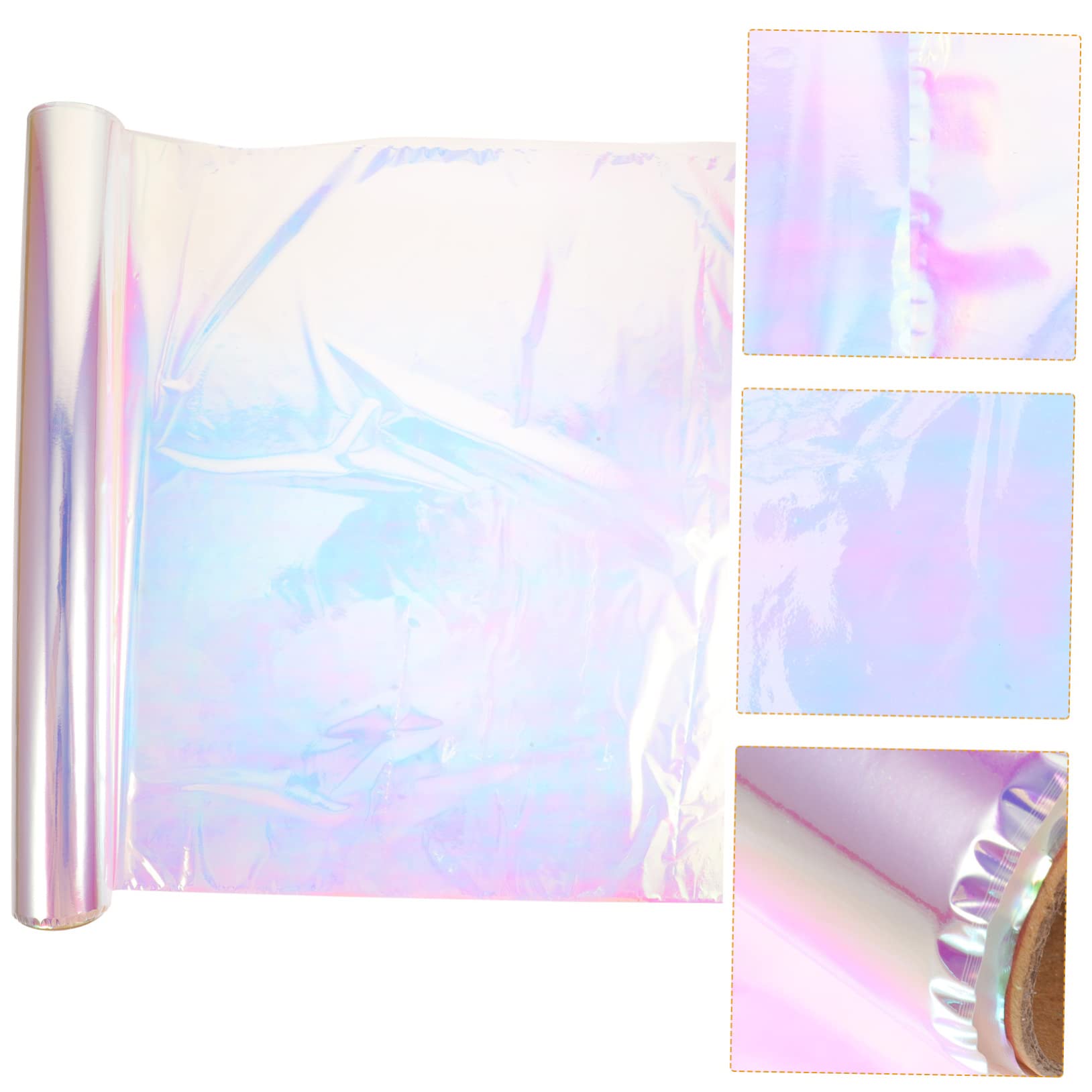 COLLBATH 2 Rollos Papel De De Flores Guirnalda Ramo Brillantina Boda Material De Embalaje Floral Decoraciones Decoración Películas De Embalaje Almacenar Película (s Película
