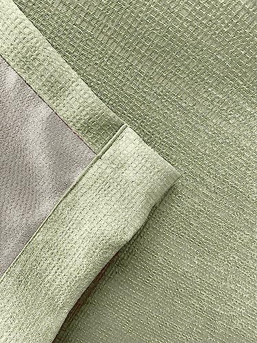 Enhanced Living Matrix Green Curtains for Living Room, 46x90 inch (117x229 cm) - Image 2
