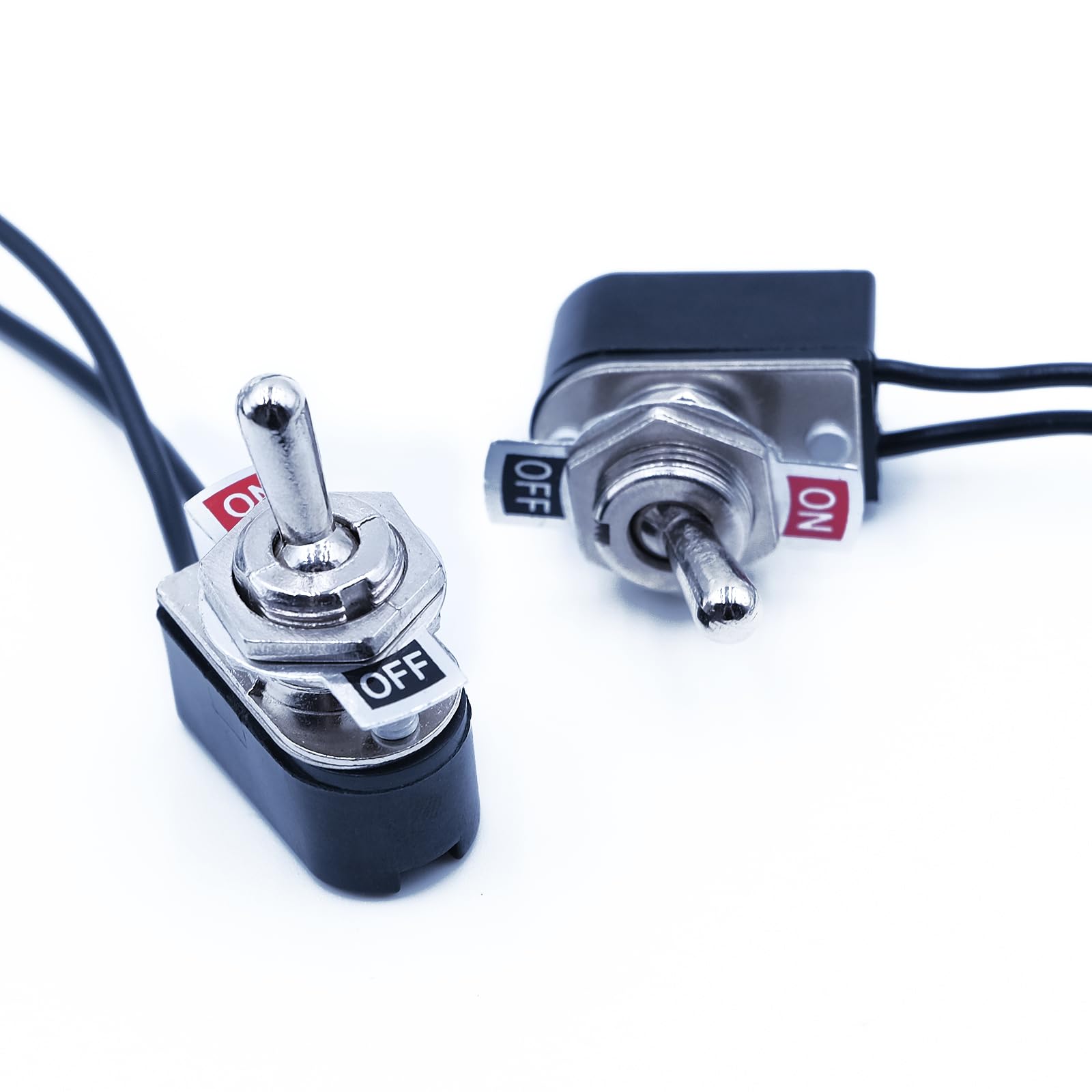 ON/OFF Toggle Switch 3-Pack Metal Toggle Switches 12V ON/Off - SPST ...