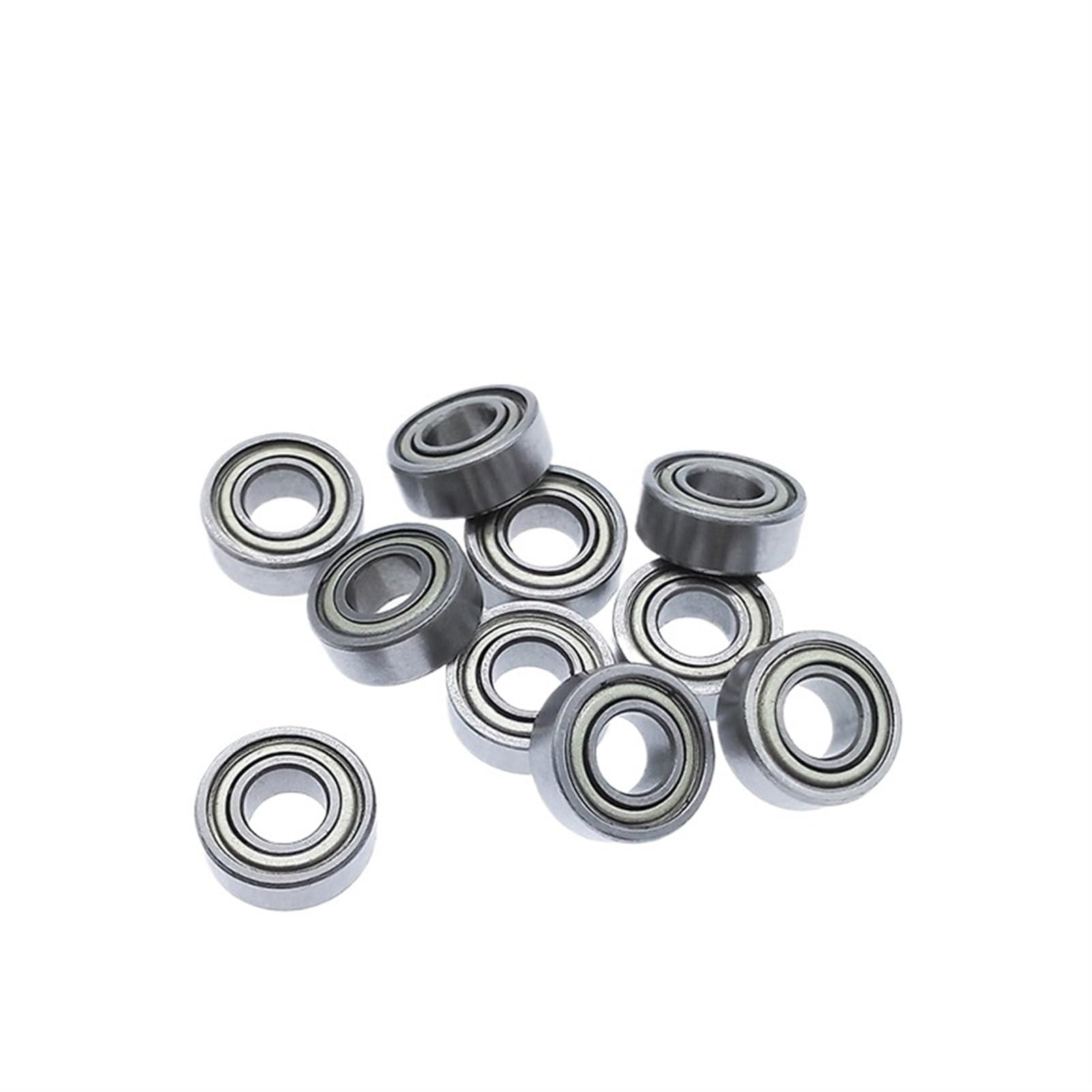 Cojinetes de bolas de ranura profunda 30 unids/lote ABEC-5 sello de Metal miniatura rodamiento rígido de bolas MR125ZZ MR125Z MR125-2Z MR125 ZZ L-1250ZZ 5x12x4mm(ABEC 5)