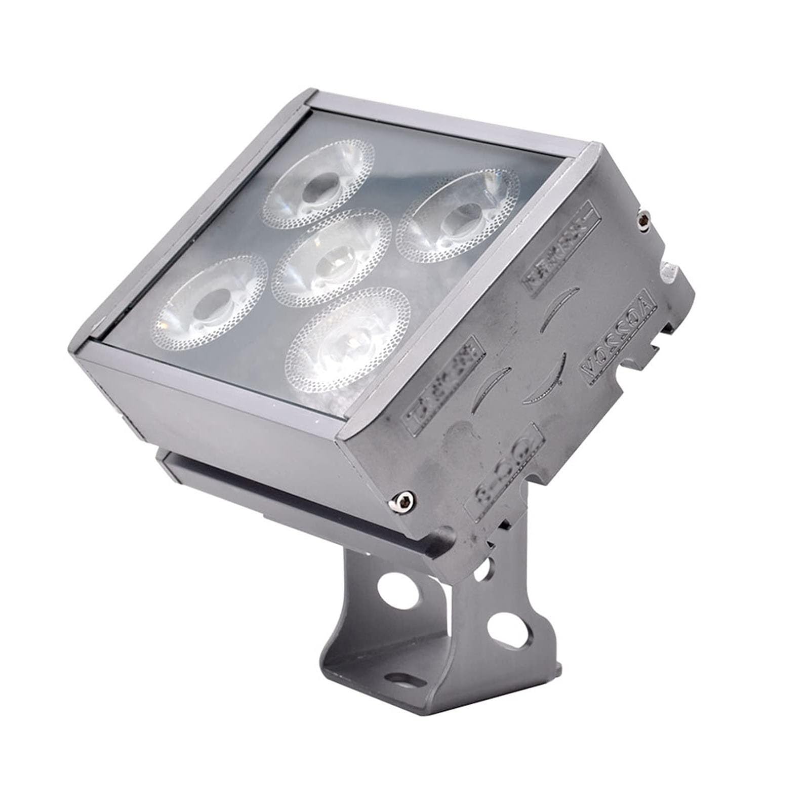 Foco LED Rectangular De 15 W For Exteriores, Foco LED De Haz Alto, Luz De Pared Impermeable IP65, For Patio, Jardín, Camino De Entrada, Luces De Paisaje(White,15W-24V)