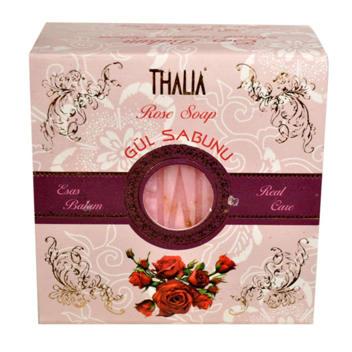 Thalia Natural Beauty Doğal Gül Özlü Sabun, 150 gr