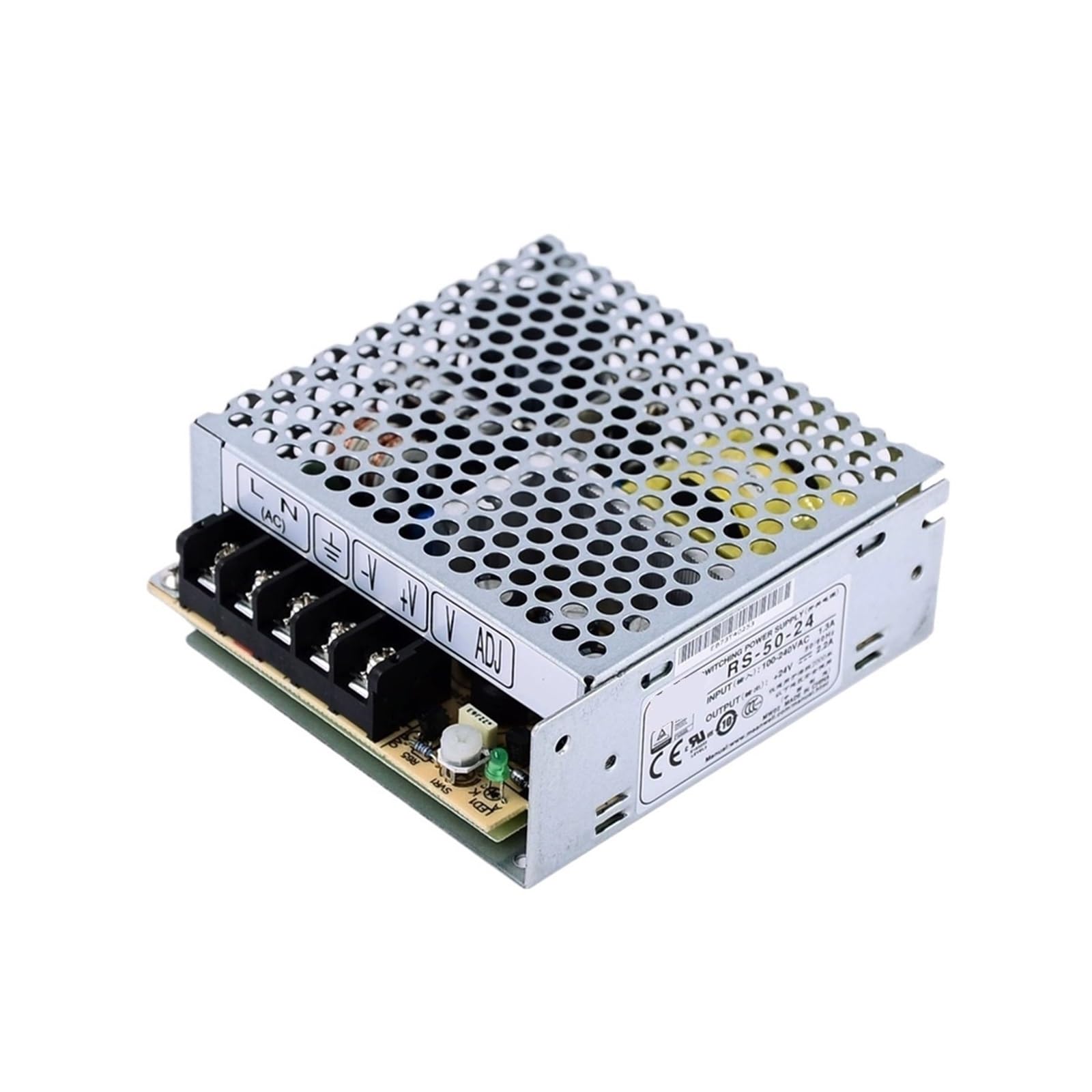 LEOTNNDQ RS-50 RS-50-3.3 RS-50-5 RS-50-12 RS-50-15 RS-50-24 RS-50-48 50W Power Supply(RS-50-15V)