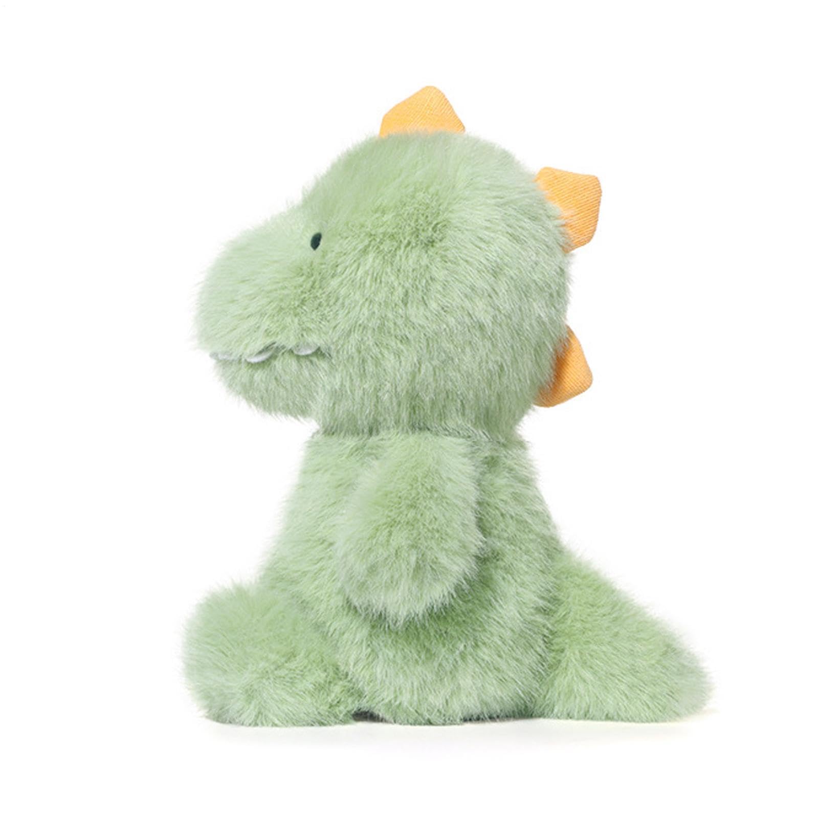 Dinosaure Peluche Pondéré Vert 35cm, Coussin de Sommeil Apaisant, Compagnon Câlin pour Enfant