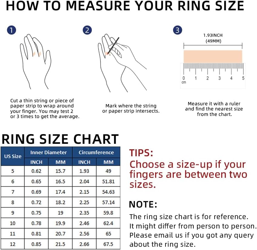 Miniatura 6 de Fidget Rings for Anxiety for Women Girls Stainless Steel SilverGoldBlack Anxiety Relieving Spinner Ring Hammered Finish