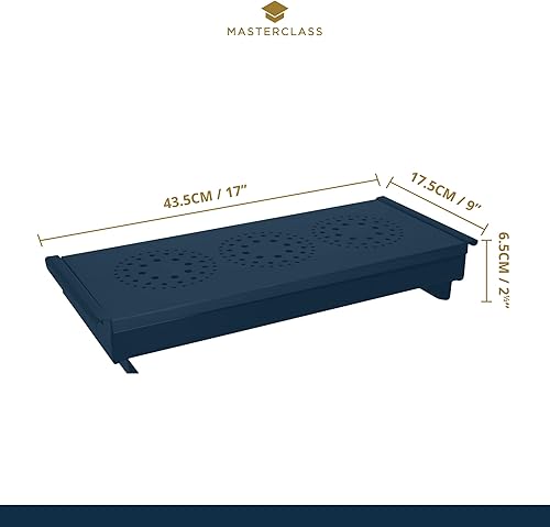 Miniatura 3 de Master Class Calentador profesional triple para té y platos, pequeño (4-5 pulgadas), negrogris