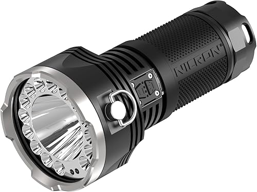 NICRON Linternas recargables B400 de 16000 lúmenes altos, 3280 pies de largo alcance, linterna LED súper brillante tipo C cargada, 6 modos de larga