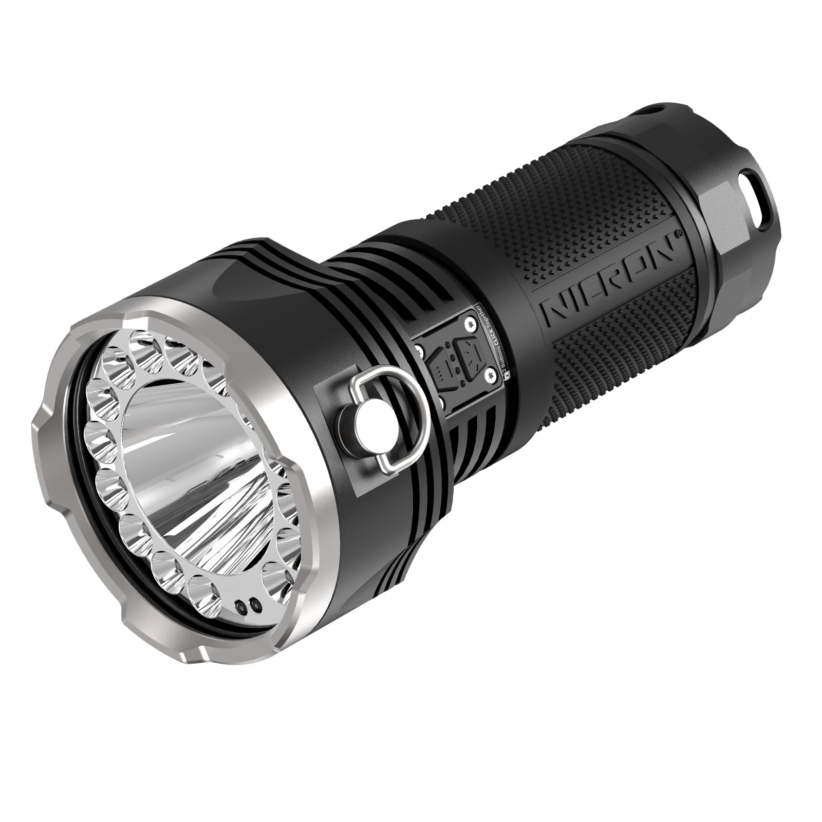 NICRON B400 Rechargeable Flashlights 16000 High Lumens, 3280ft Long Range, Super Bright LED Flashlight Type C Charged, 6 Modes Long Lasting 210 Hours, IPX8 Waterproof for Emergencies, Camping